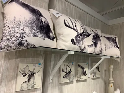 Pillows and wall art