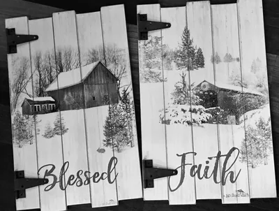 Wood signs