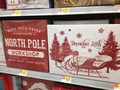 Gift boxes in store